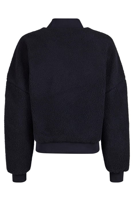 LADIES SHERPA CREWNECK BLACK 5