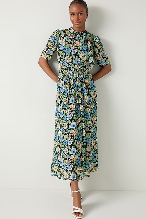 THELMA TIERED MIDI DRESS MULTICOLOR 1