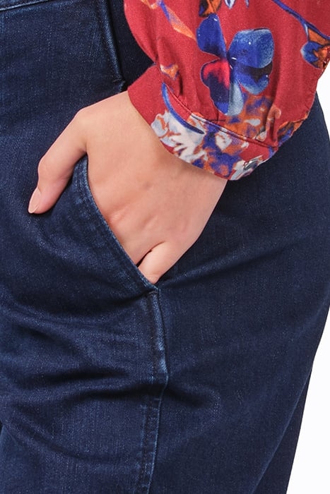 TROUSERS WOVEN LONG 24001714 DARK BLUE DENIM 4