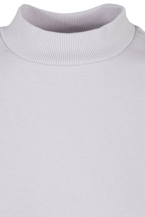 LADIES CROPPED OVERSIZED SWEAT HIGH NECK CREW SOFTLILAC 7