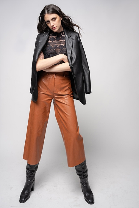 CAMPO COULOTTE SIMILPELLE WASH BROWN PATINA BROWN 4