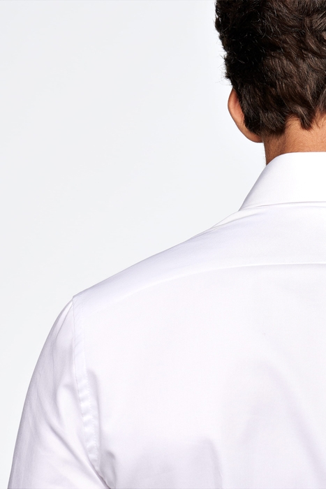 White Twill Slim Fit Shirt 5