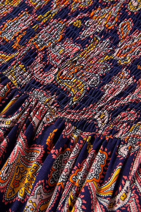 STRAPLESS JERSEY MAXI DRESS NAV 6