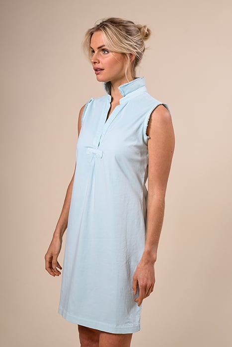 SLVS DRESS WITH EMBROIDERY GREEN 2