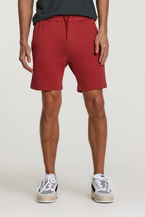 MEN SWEAT SHORTS SOLID STEVE TANDORI SPICE BROWN 1