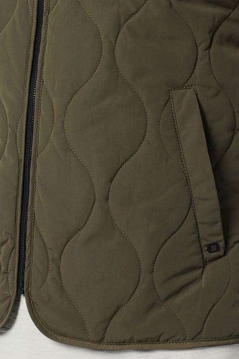 GILET PADDED FULL ZIPPER ARMY 6