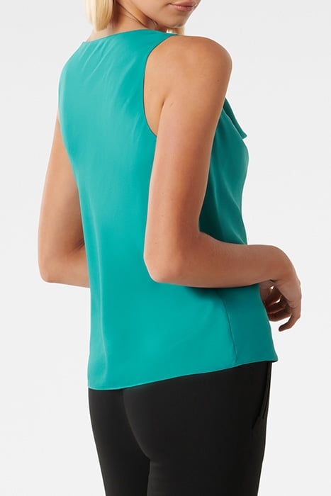 HAILEY COWL CAMI DIGITAL TEAL 2