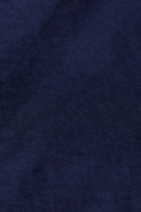 BALLOON SLEEVE LACE UP TOP NAVY BLUE 3