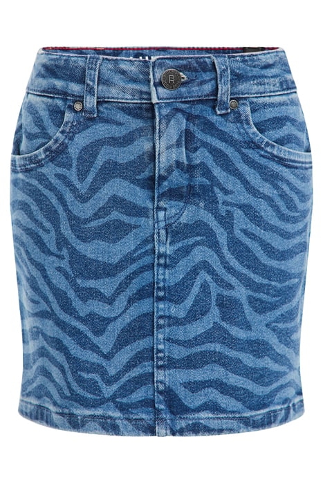 SKIRT MINI LENGTH BLUE 3