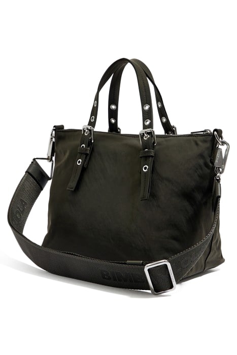 MEDIUM DARK GREEN SHOPPER BAG 2