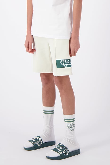 JR. COMMANDER SWEATSHORTS BEIGE 1