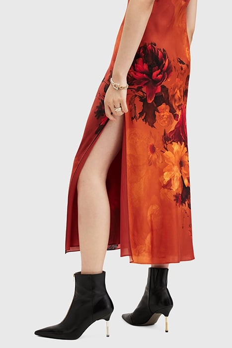 KARLA DRESS ADELA BURNT ORANGE 7