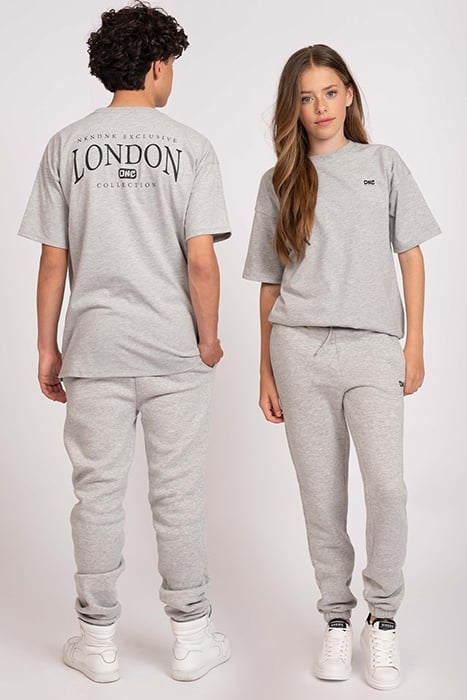 DOWN TOWN SWEAT PANTS GREY MELANGE 1