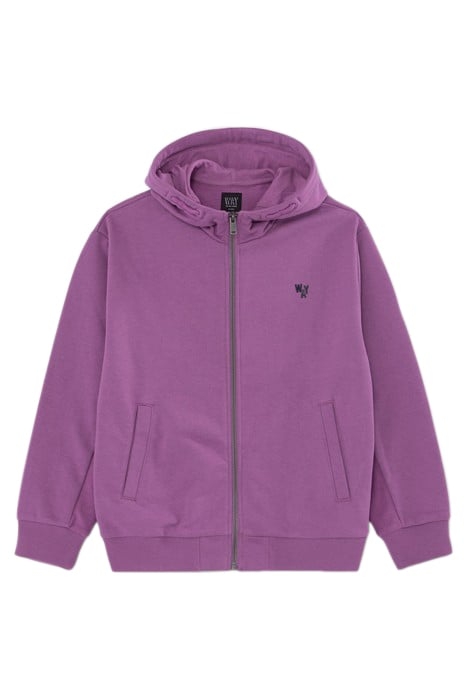 BOYS' PURPLE CARDIGAN WITH XL SLOGAN EMBROIDERED ON BACK 1