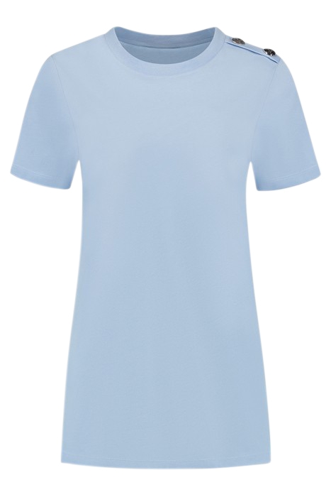 BUTTON T-SHIRT ICE BLUE 1