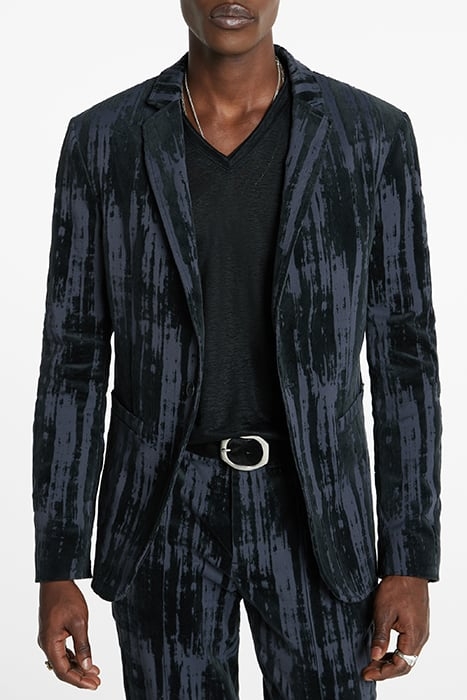 ONE BUTTON SKINNY NOTCH THISTLE 1