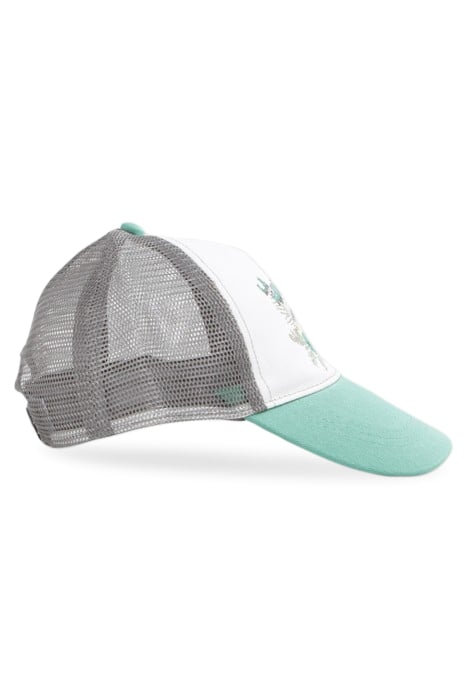 BOYS’ GREEN, WHITE AND GREY CAP WITH CAR IMAGE 5