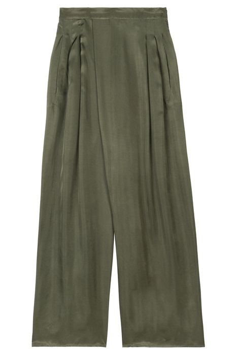 WRAP SATIN PANTS GRAPE LEAF 3