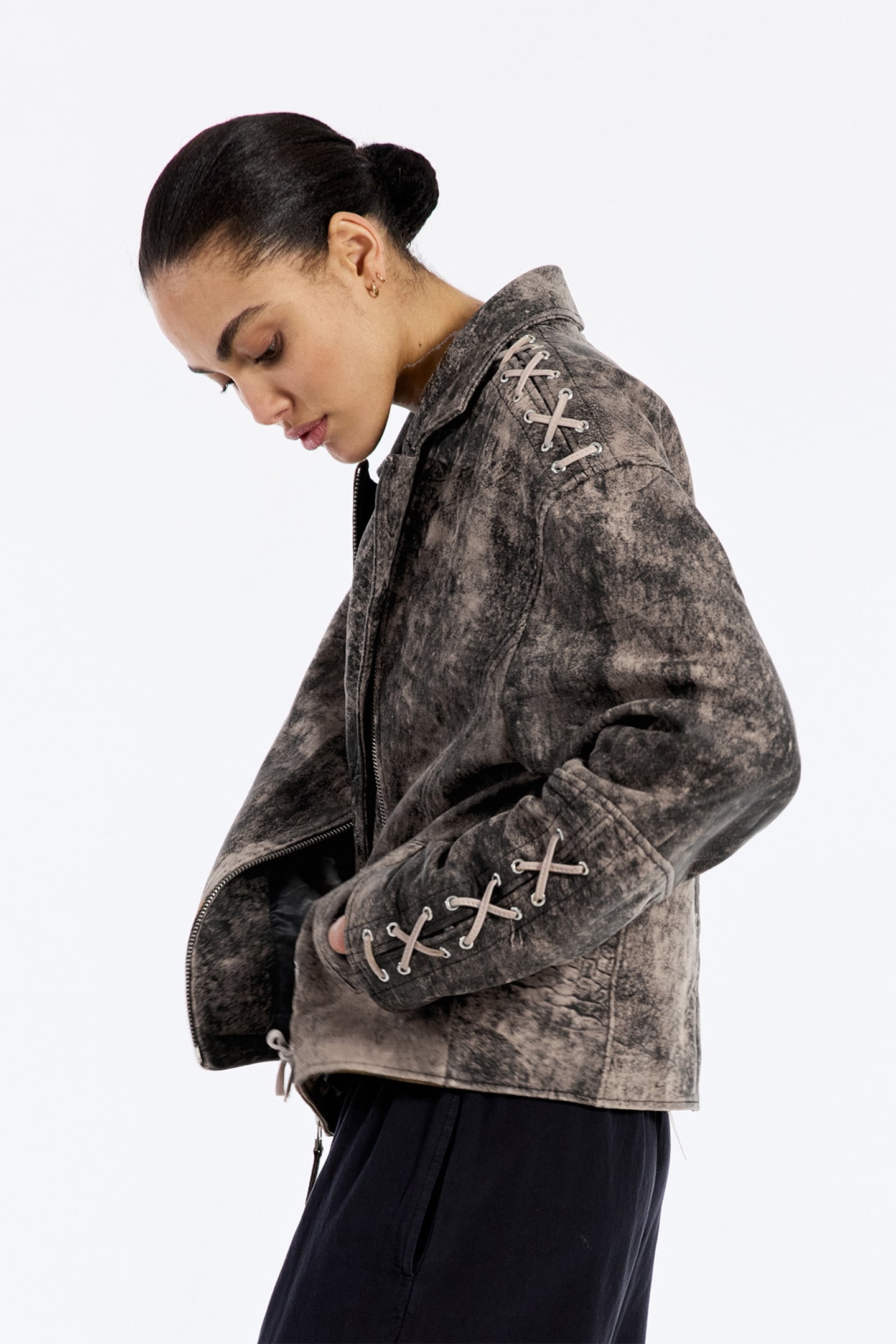 GIGI LEATHER JACKET BLACK 4