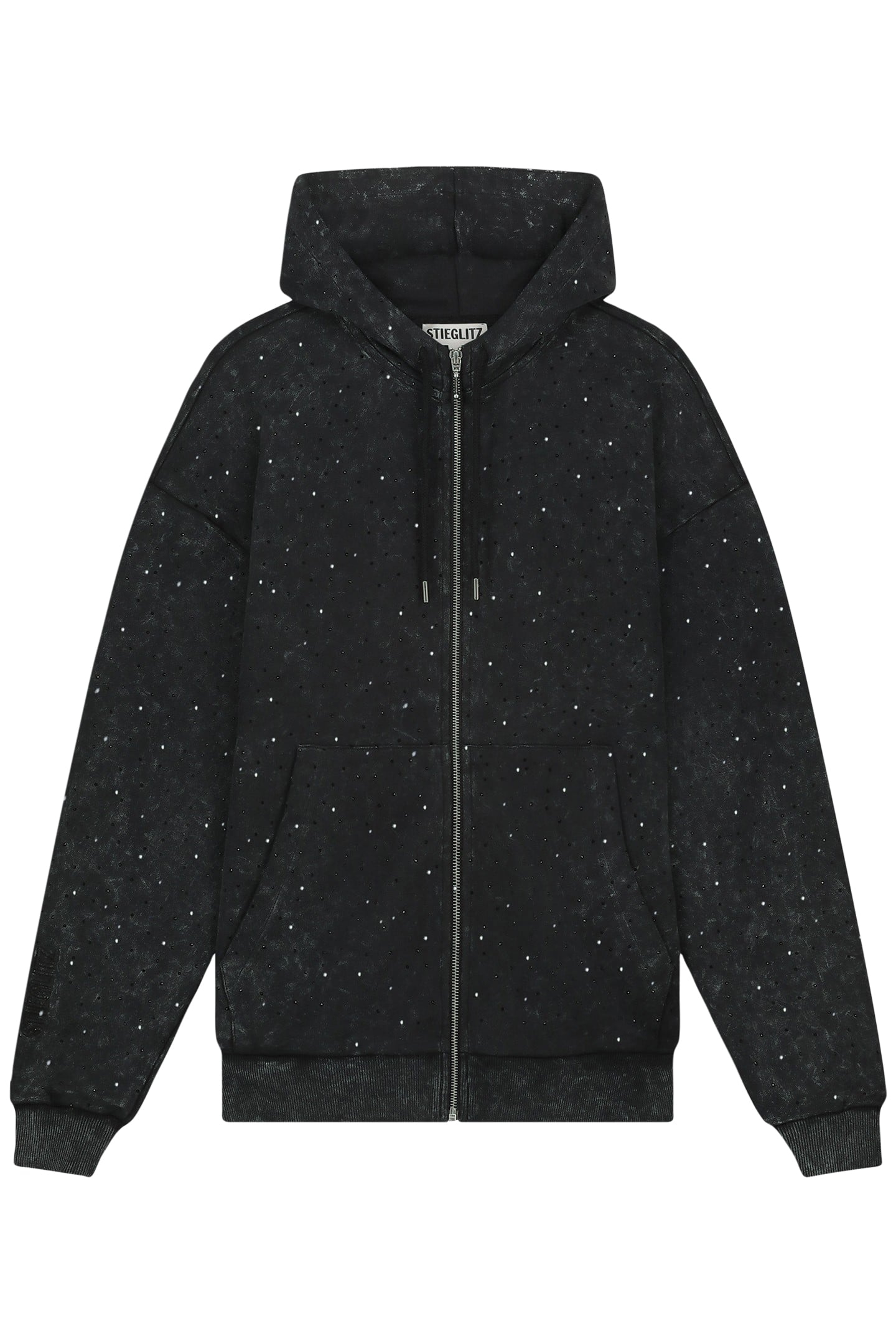 NADJA ZIPPED HOODIE GREY 1