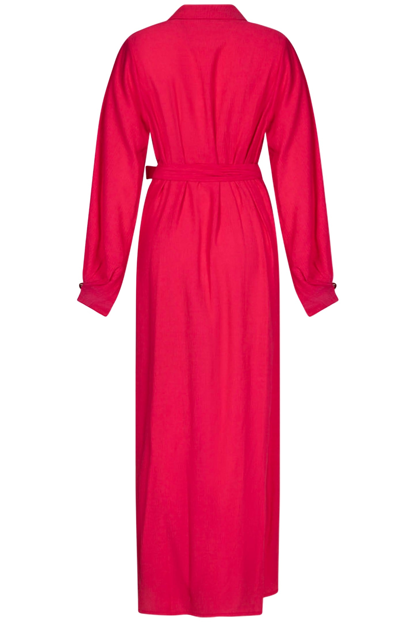 GEORGIA DRESS LONG SLEEVE RASPBERRY 2